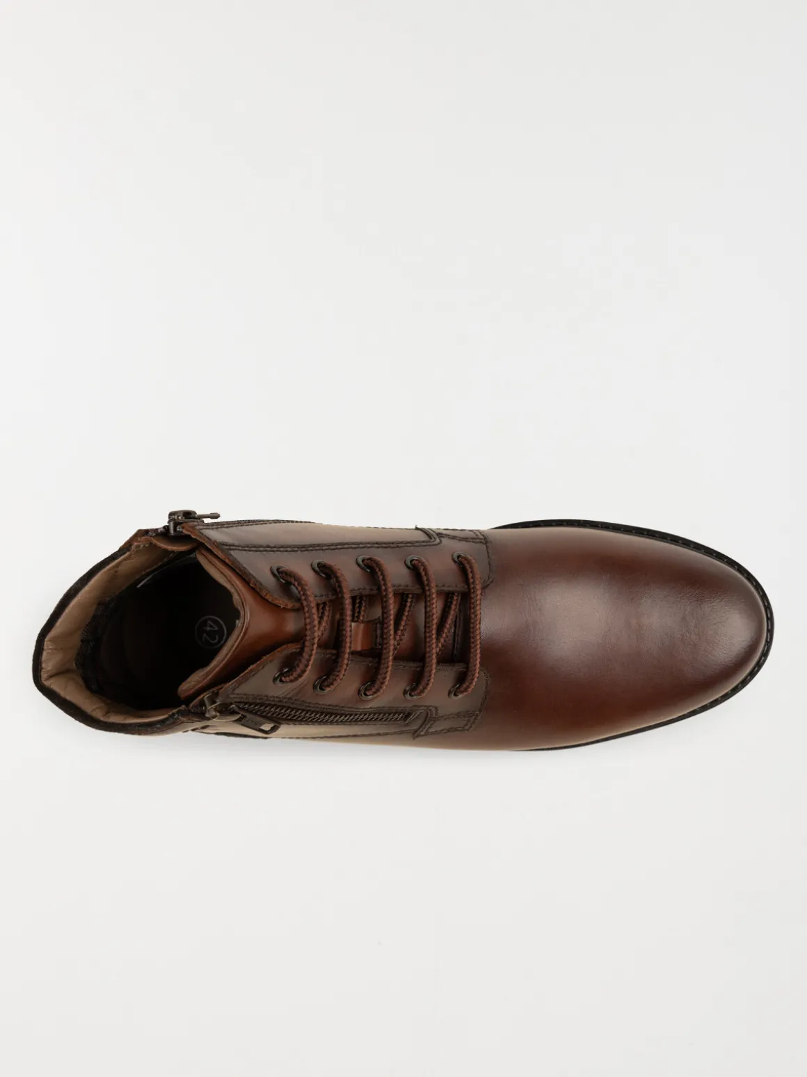 Bottines homme zippée et lacet (40-45)