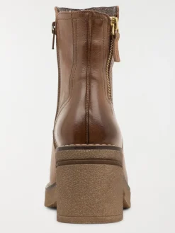 Bottines marrons femme à talon (36-41)