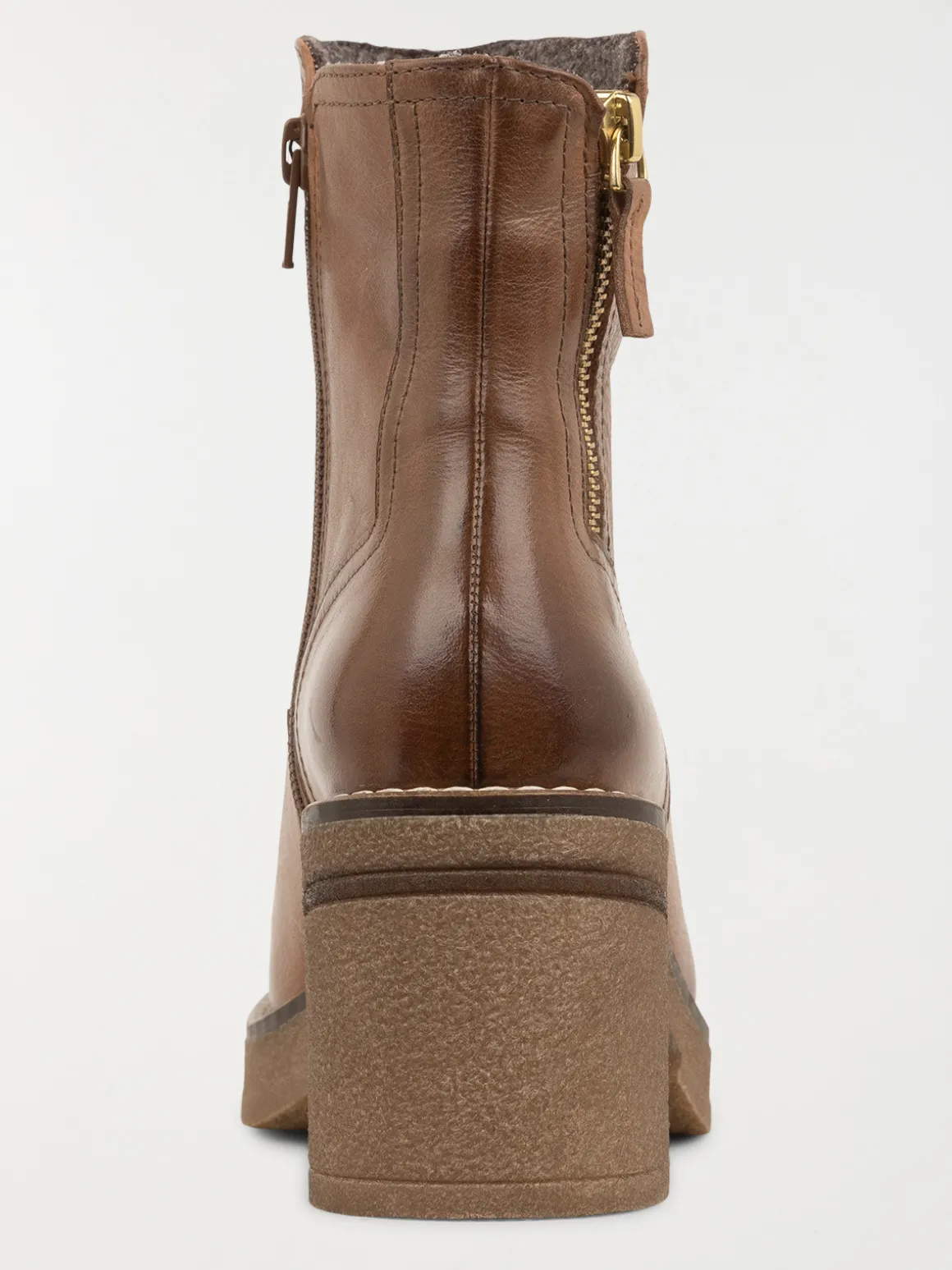 Bottines marrons femme à talon (36-41)