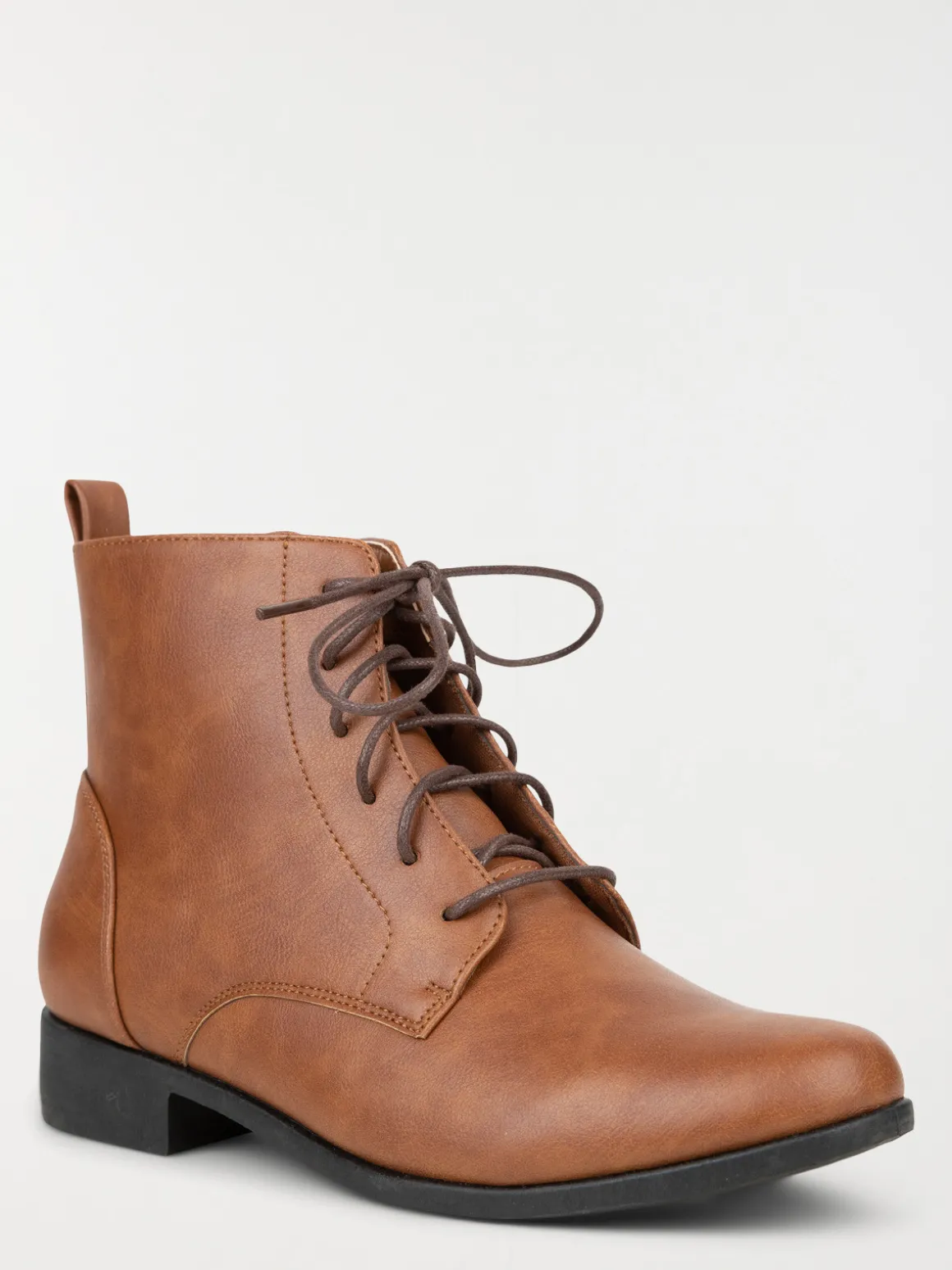 Bottines marrons lacets femme (36-41)