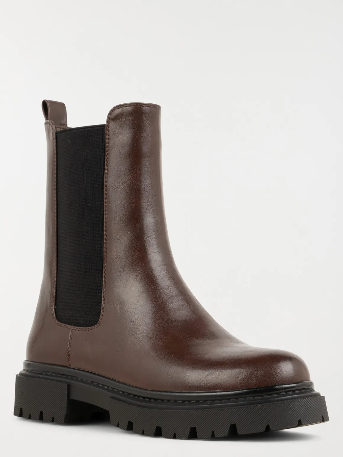 Bottines marrons plates femme (36-41)