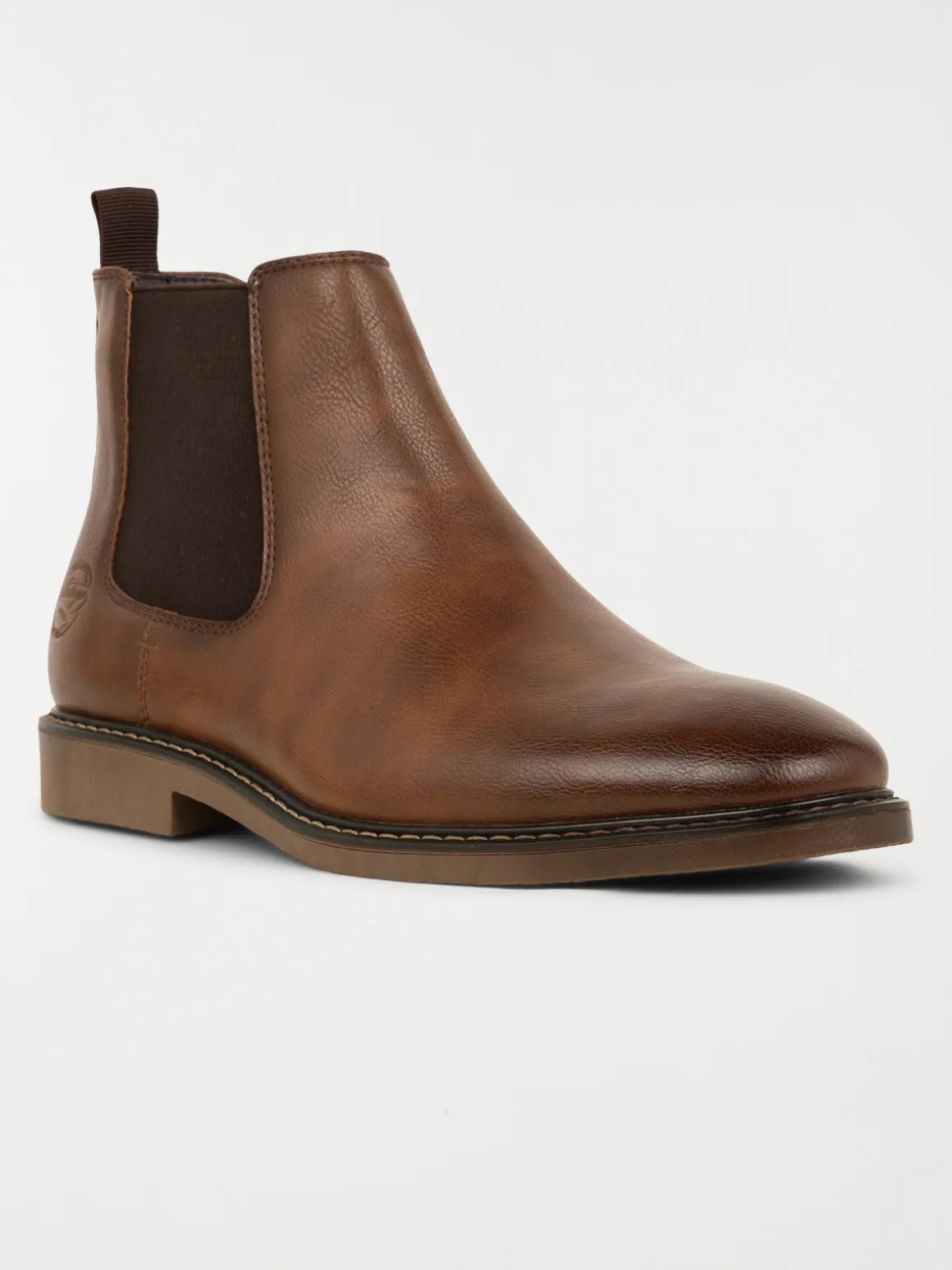 Bottines marrons zippées homme (40-46)