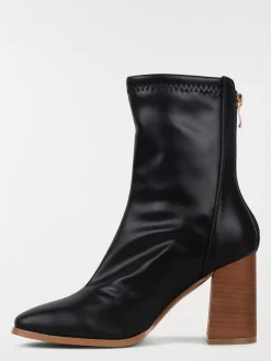 Bottines noires femme à talon (36-41)