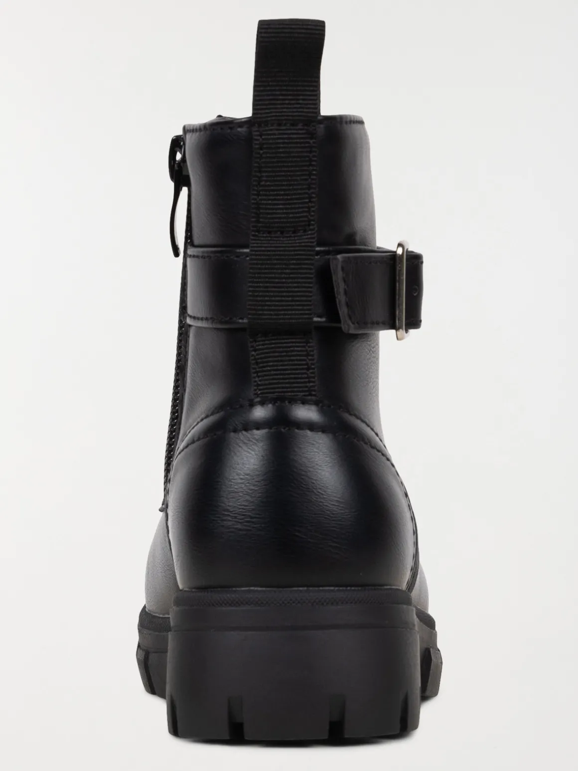 Bottines noires lacets fille (31-37)