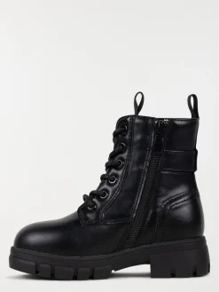 Bottines noires lacets fille (31-37)