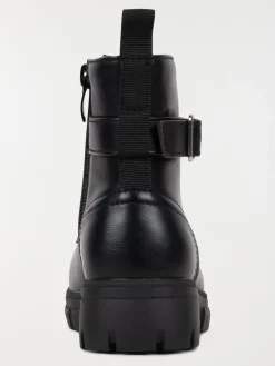 Bottines noires lacets fille (25-30)