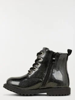 Bottines noires Stitch fille (24-30)