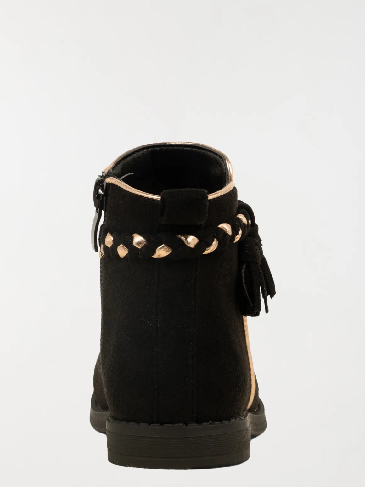 Bottines noires suédines fille (24-30)