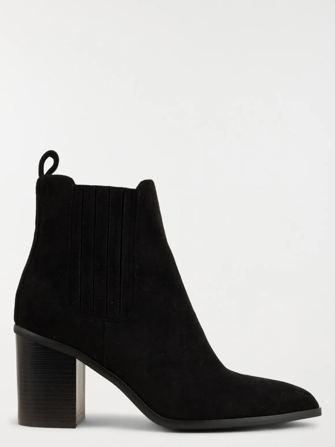 Bottines noires suédines femme (36-41)