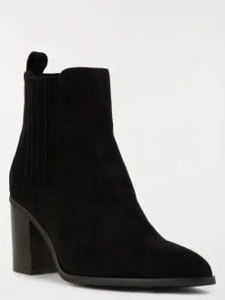Bottines noires suédines femme (36-41)