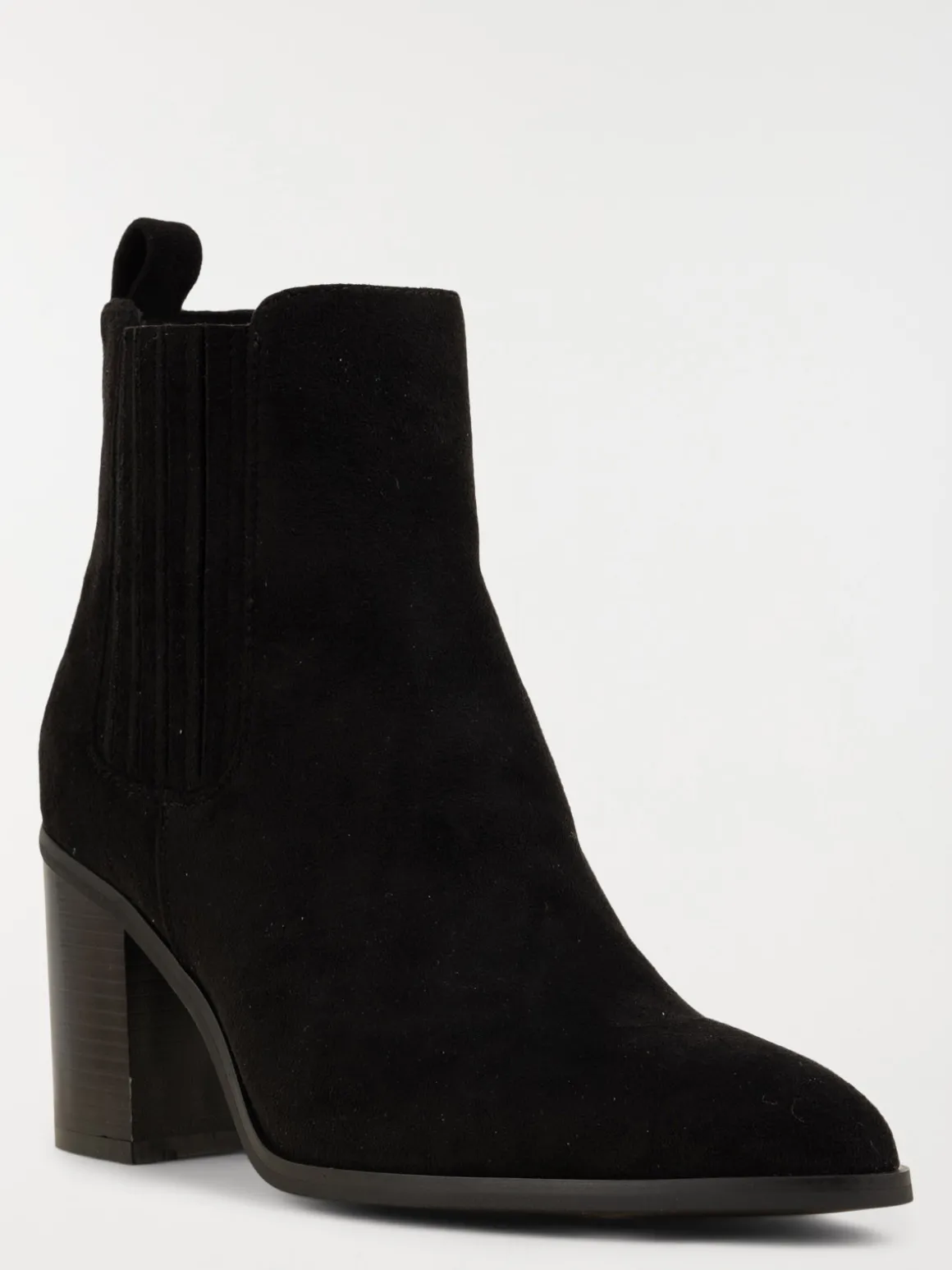 Bottines noires suédines femme (36-41)