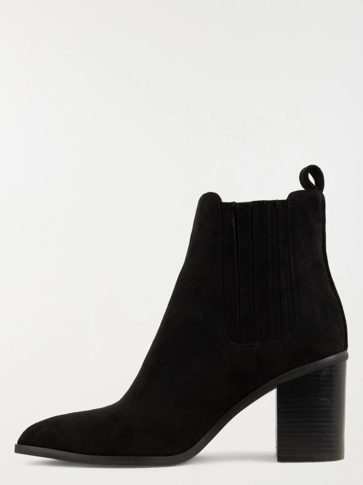 Bottines noires suédines femme (36-41)