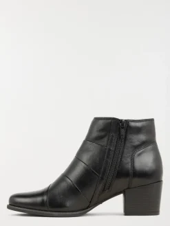 Bottines noires talons femme (36-41)