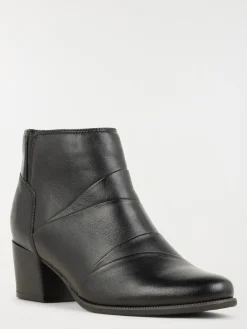 Bottines noires talons femme (36-41)