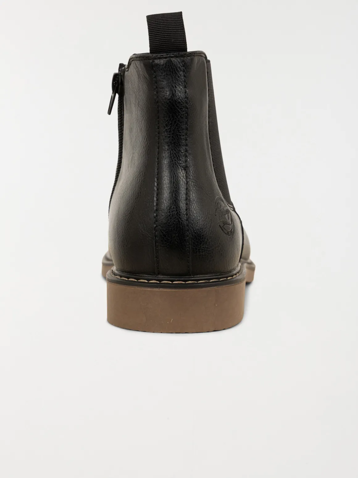 Bottines noires zippées homme (40-46)