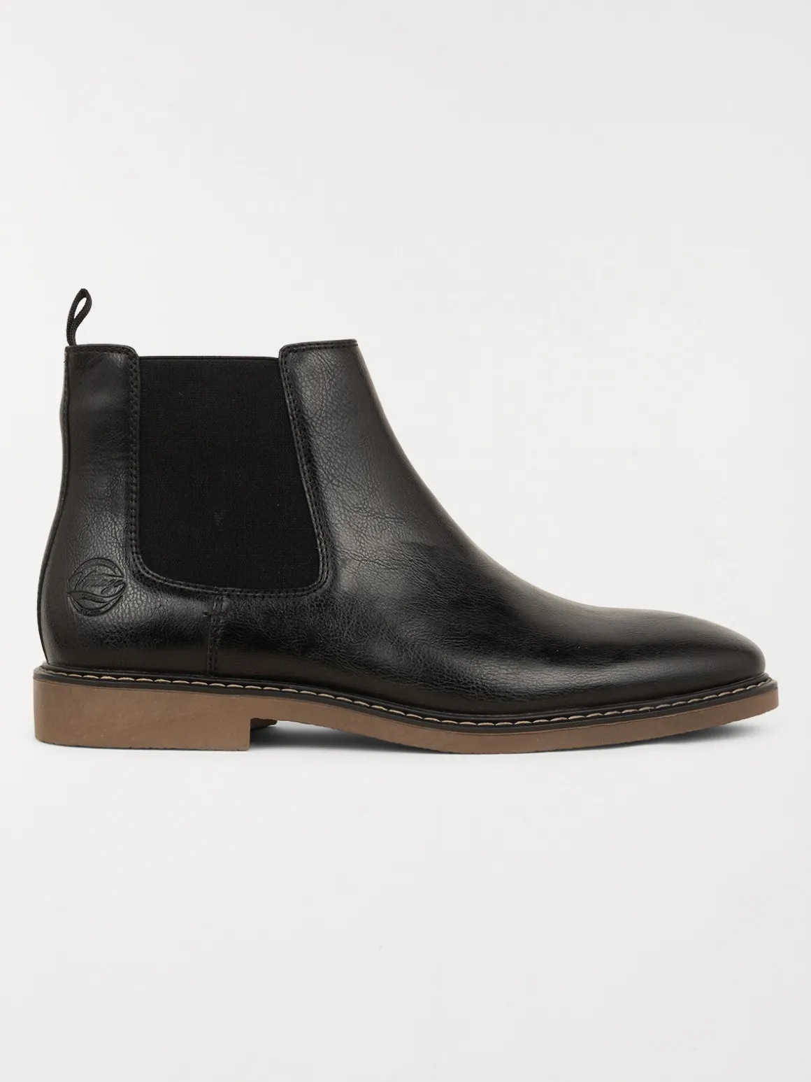 Bottines noires zippées homme (40-46)