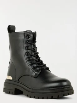 Bottines plates à lacets femme (36-41)