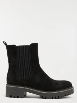 Bottines plates femme noir (36-41)