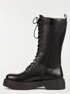 Bottines plates lacete femme (36-41)