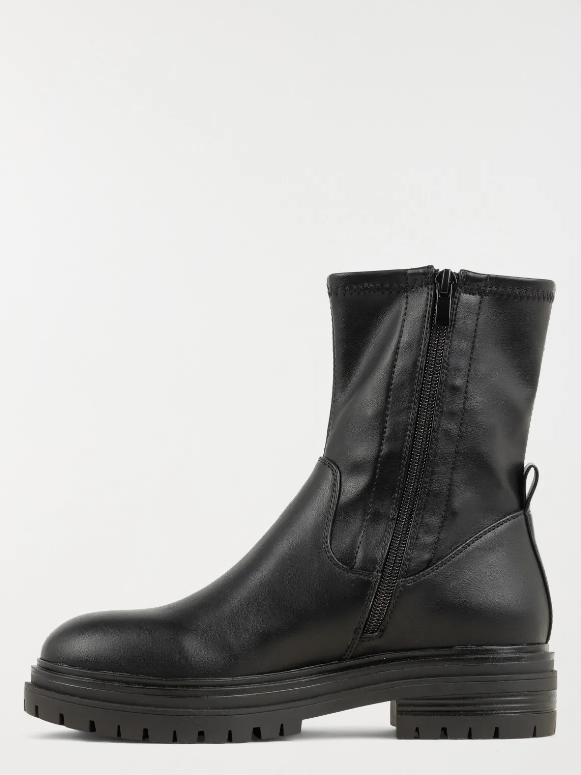 Bottines plates noires femme (36-41)