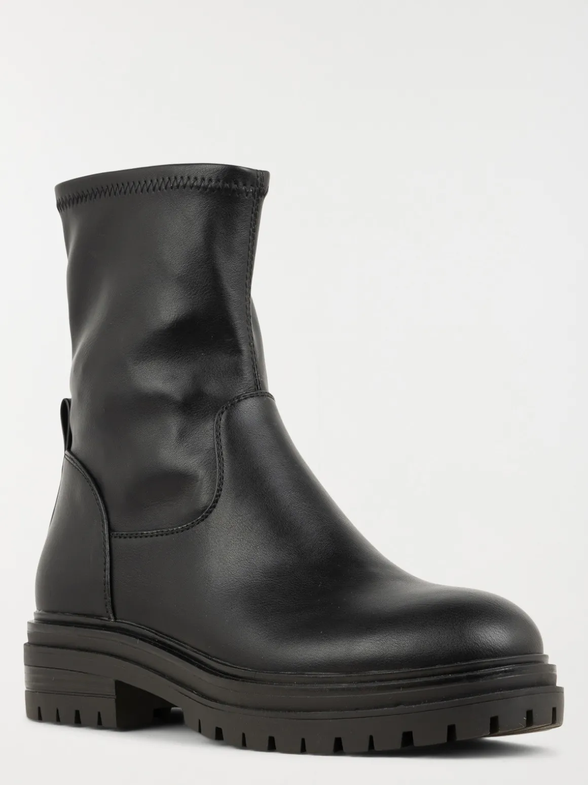Bottines plates noires femme (36-41)