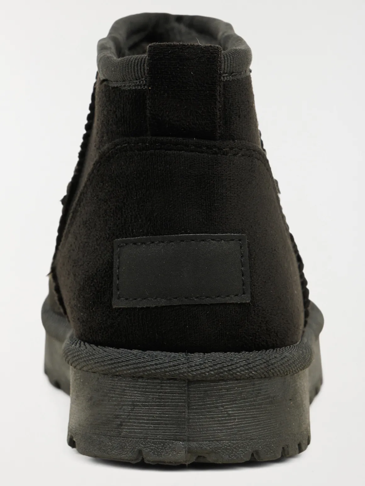 Bottines plates noires femme (36-41)