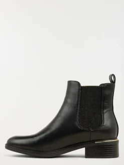 Bottines plates noires femme (36-41)