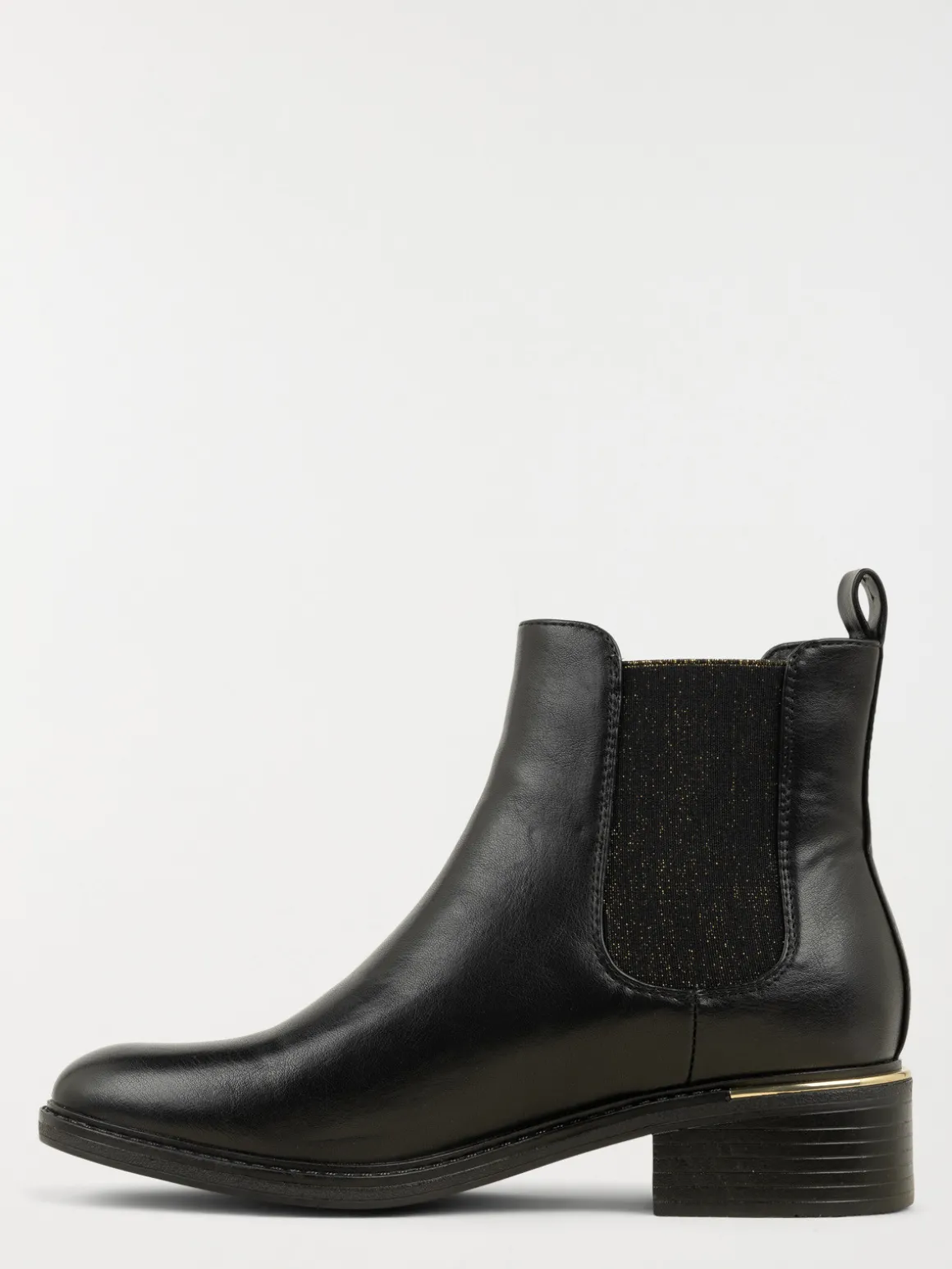 Bottines plates noires femme (36-41)