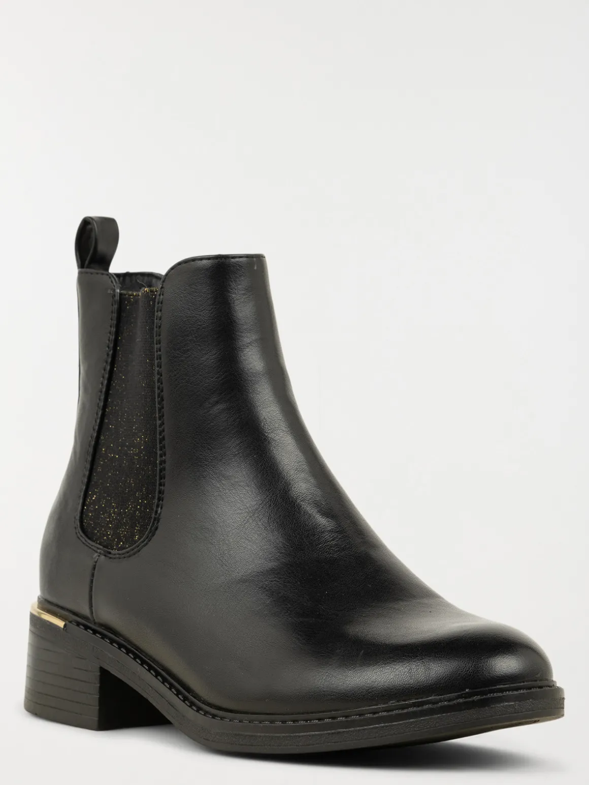Bottines plates noires femme (36-41)