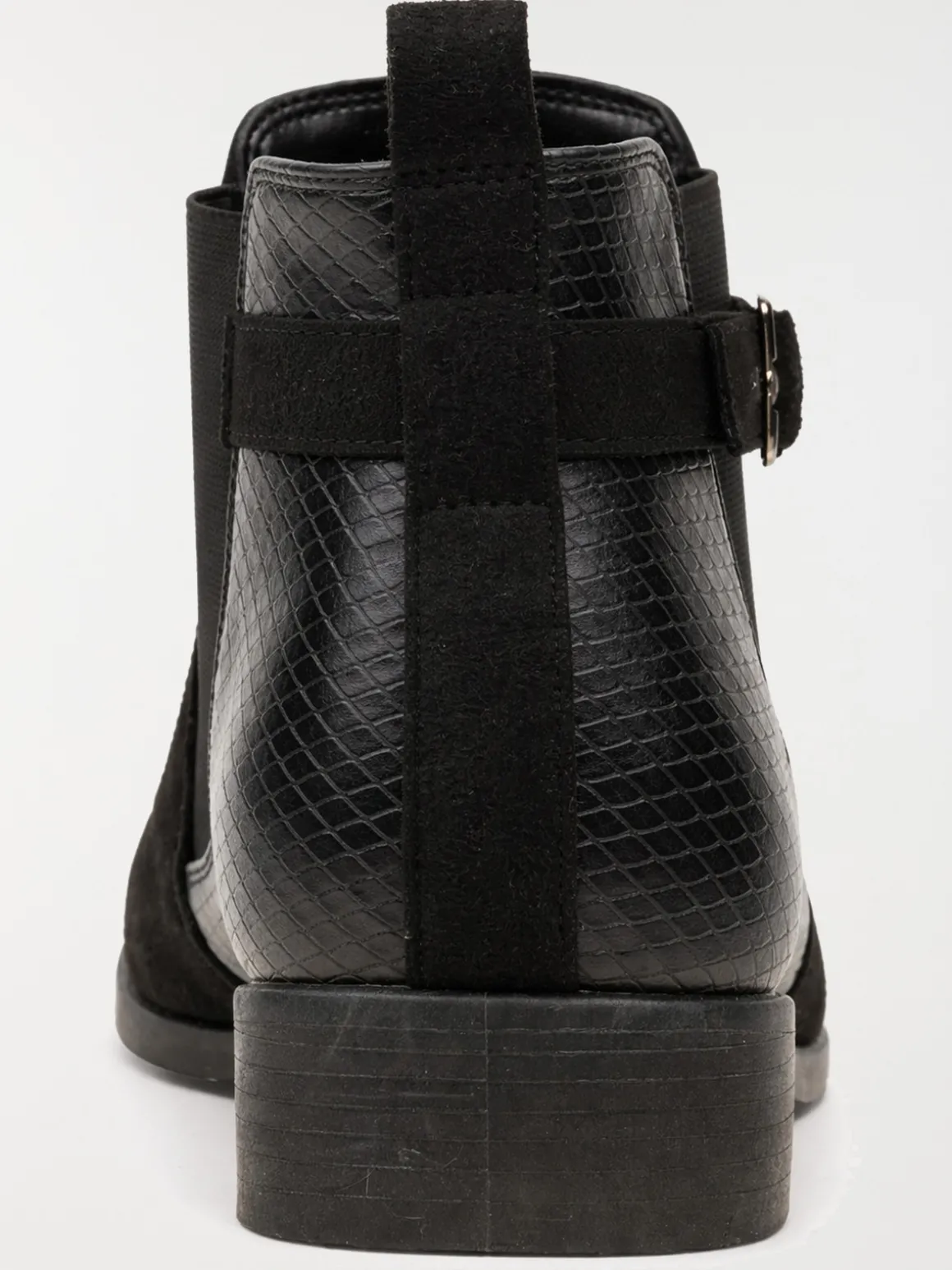 Bottines plates noires femme (36-41)