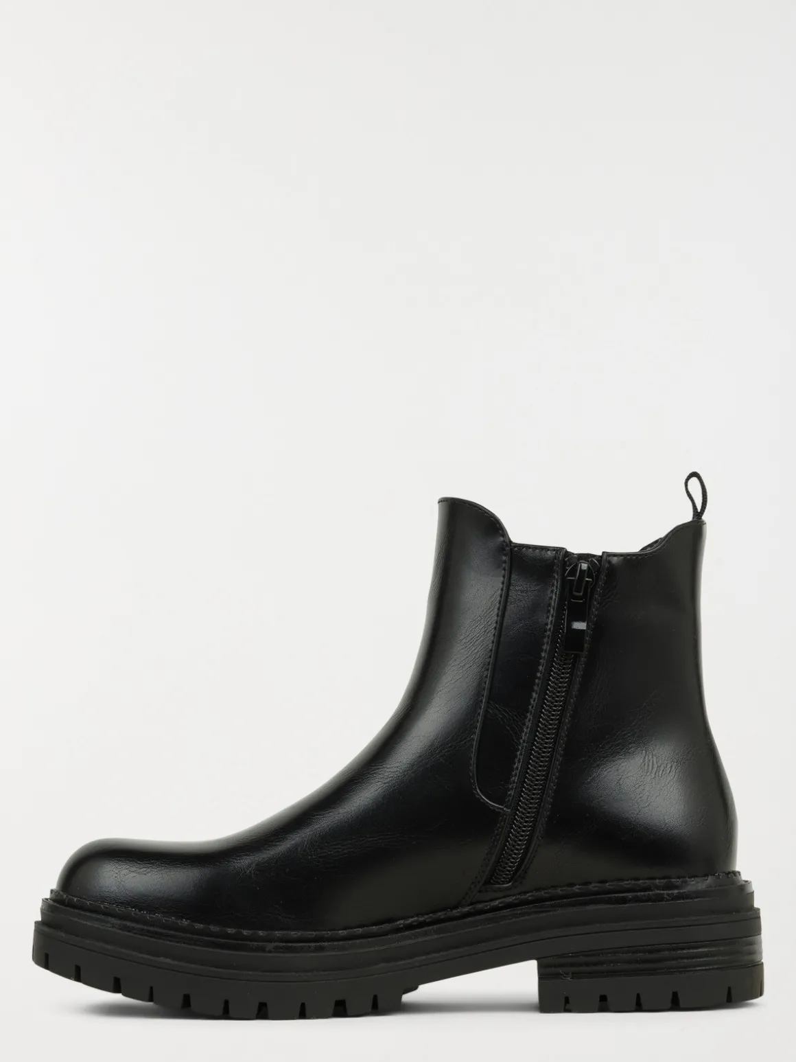 Bottines plates noires femme (36-41)