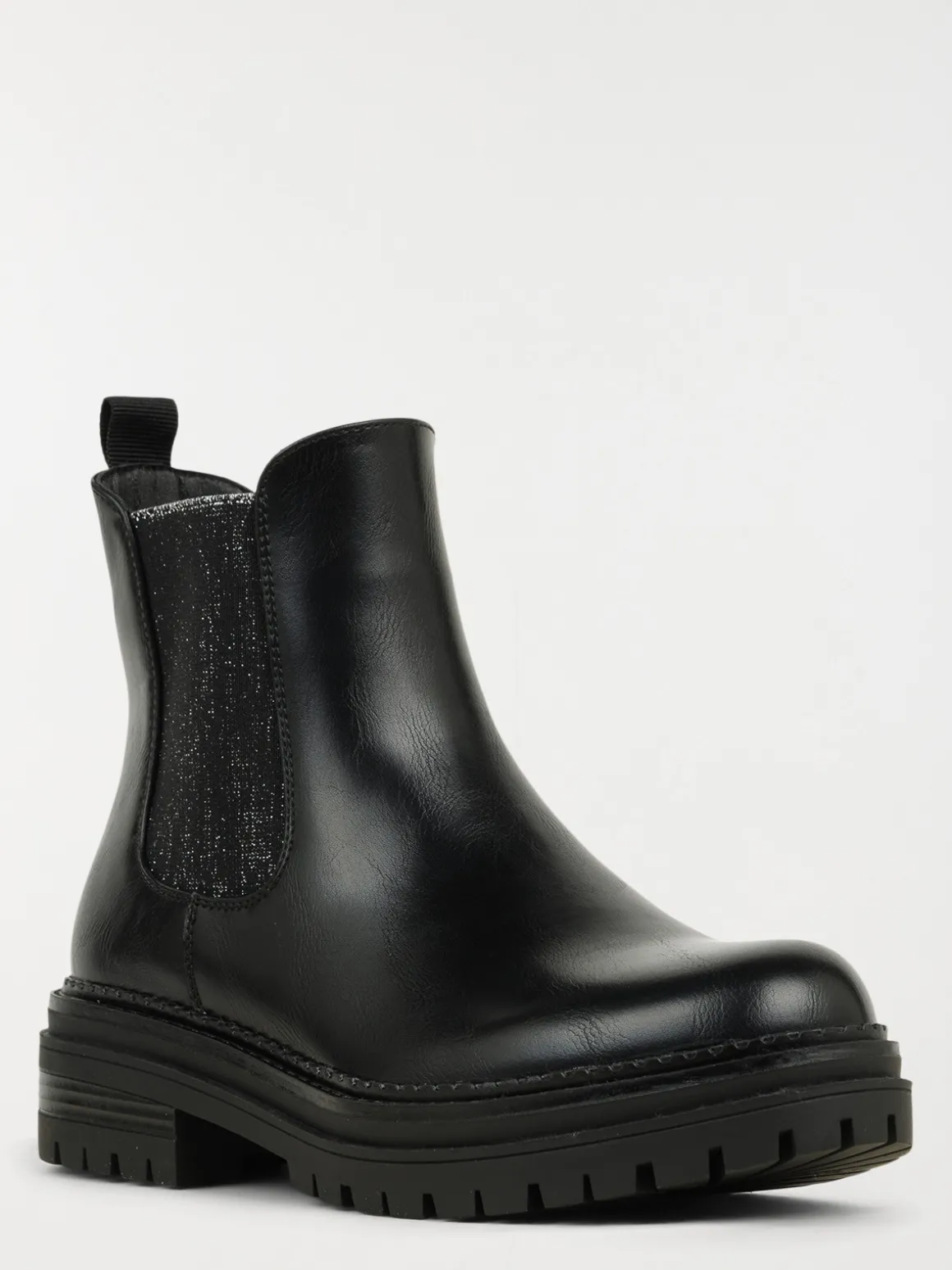 Bottines plates noires femme (36-41)