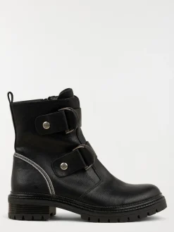 Bottines plates zippées femme (36-41)