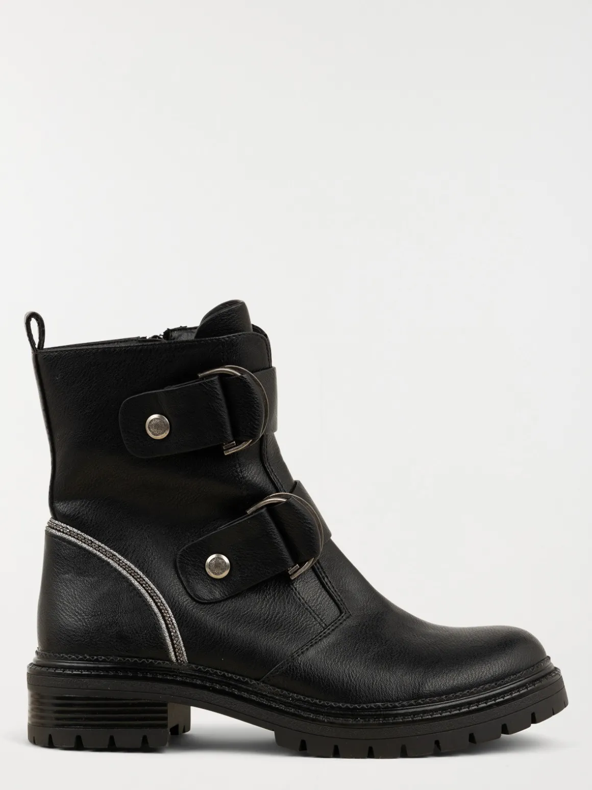 Bottines plates zippées femme (36-41)