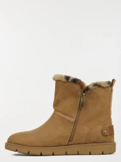 Bottines plates zippées femme (36-41)