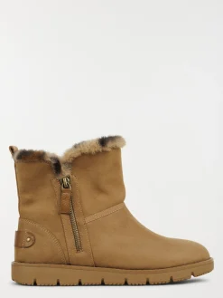 Bottines plates zippées femme (36-41)