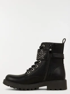 Bottines rock star noire fille (31-36)