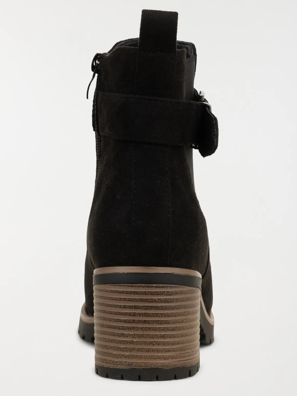 Bottines suédine à talon femme (36-41)