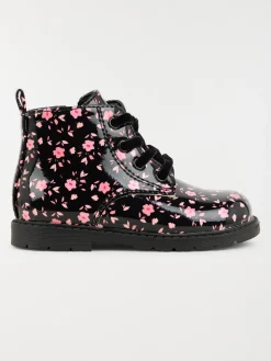 Bottines vernies fleuries fille (20-23)