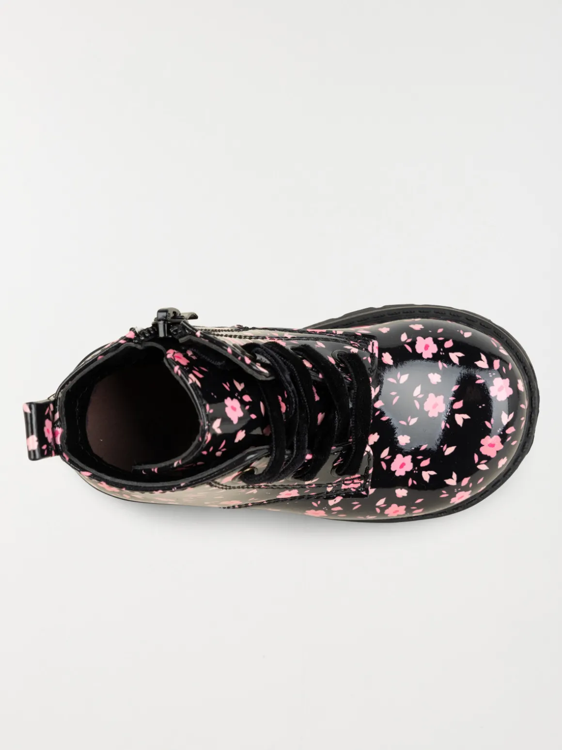 Bottines vernies fleuries fille (20-23)