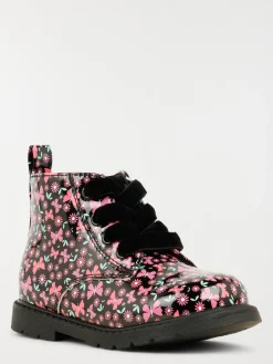 Bottines vernies fleuries fille (20-23)