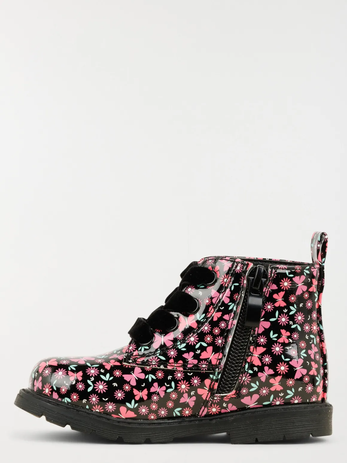Bottines vernies fleuries fille (20-23)