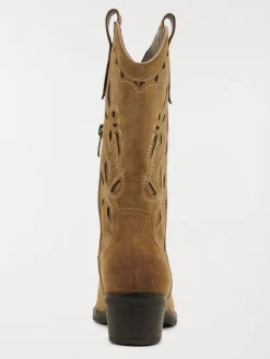 Bottines western camel femme (36-41)