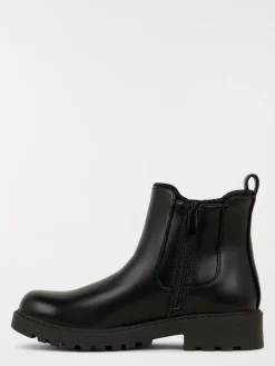 Bottines zippée noires fille (31-36)