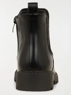 Bottines zippée noires fille (31-36)
