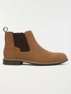 Bottines zippées marrons homme (40-46)