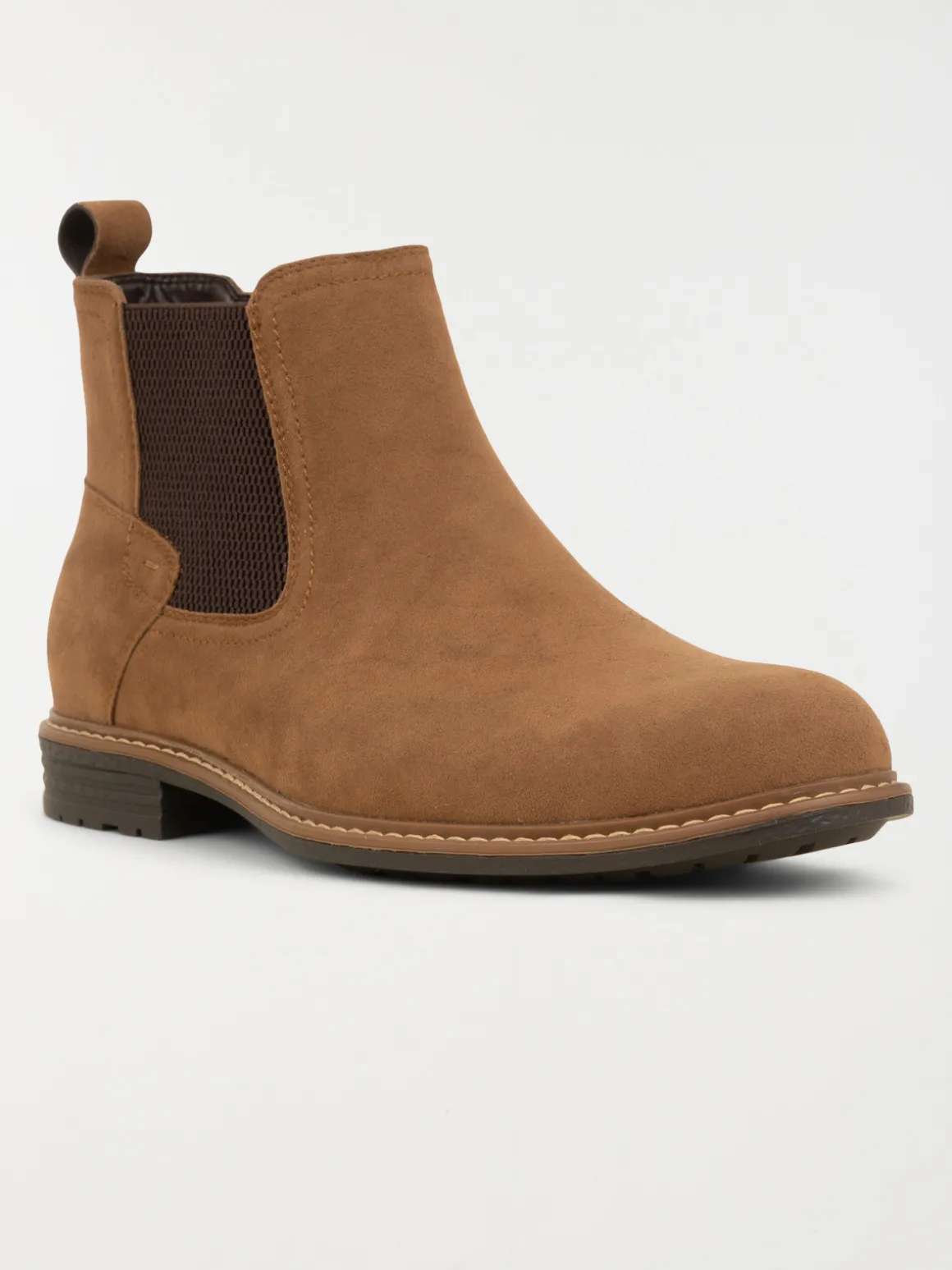 Bottines zippées marrons homme (40-46)