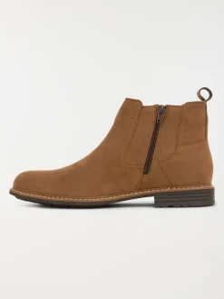 Bottines zippées marrons homme (40-46)