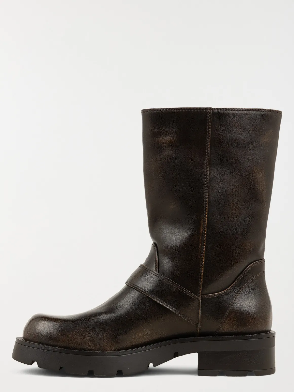 Bottines zippées plates femme (36-41)
