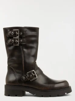 Bottines zippées plates femme (36-41)